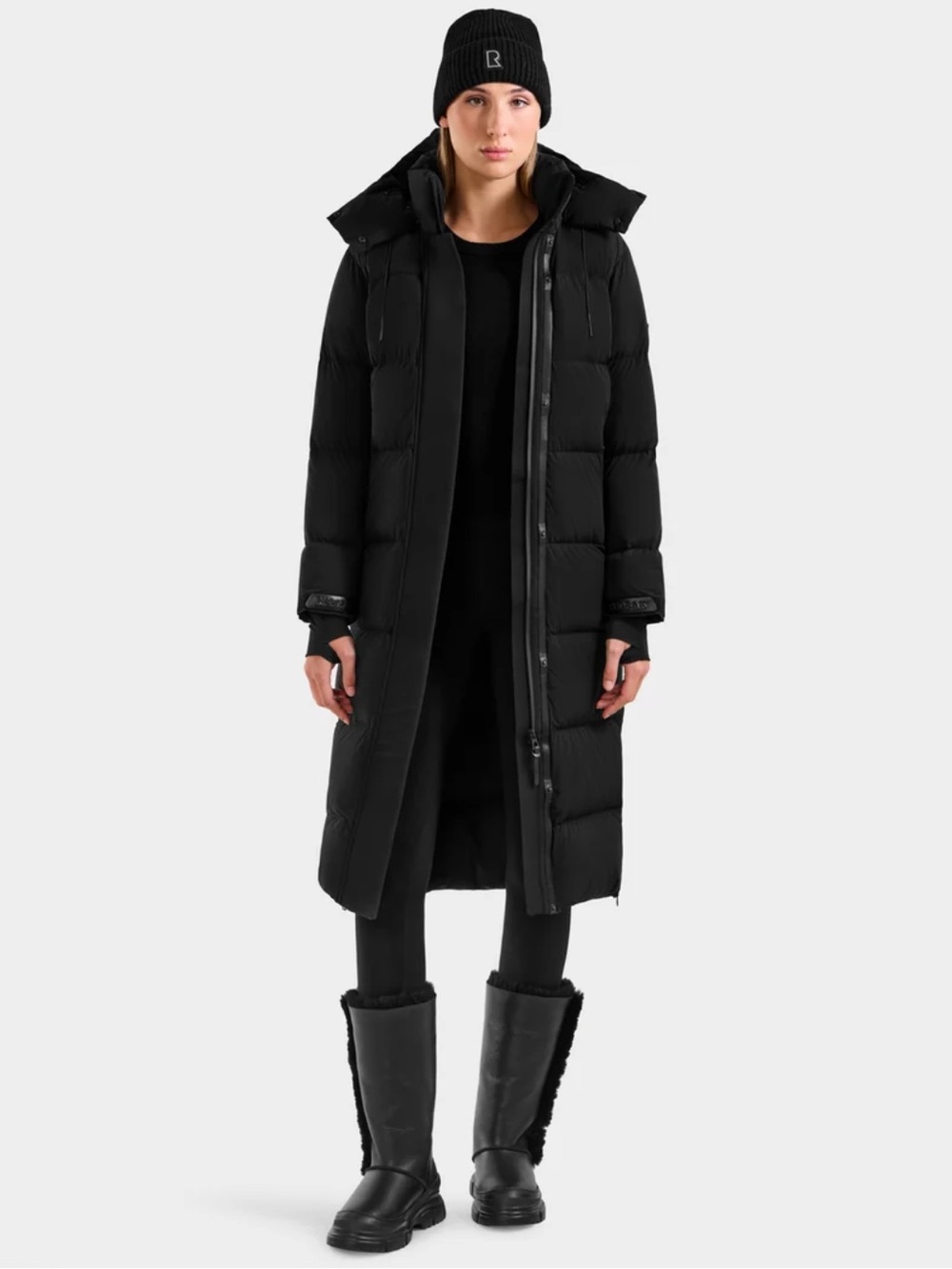 Rudsak ALESSANDRA WOMEN'S ESSENTIAL LONG MATTE DOWN PUFFER XL
